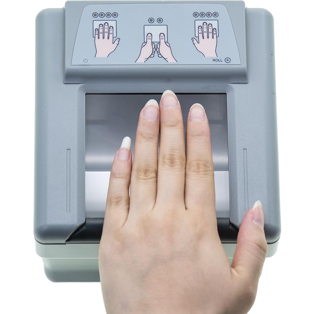 Vier Fingerabdruckscanner