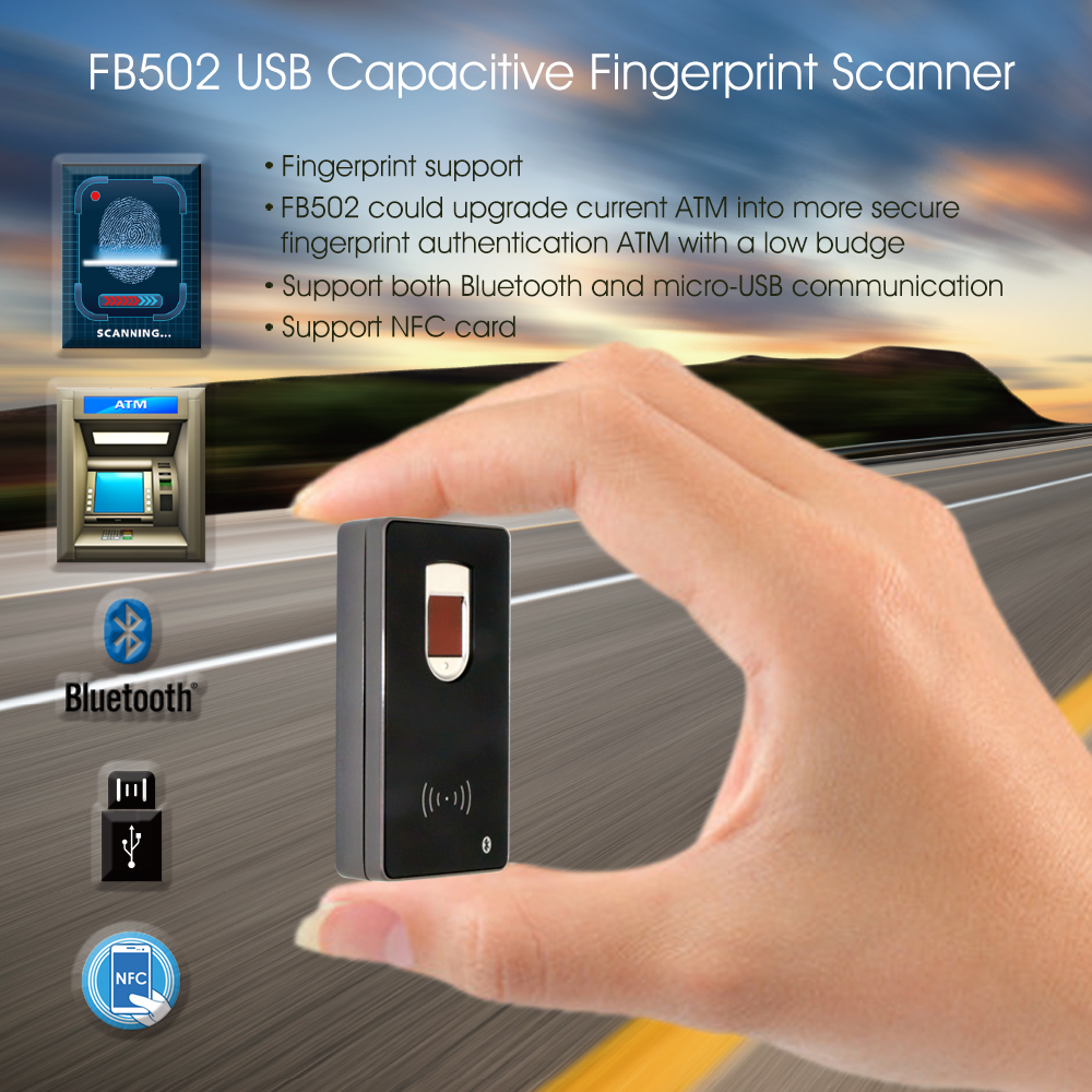 wireless biometric fingerprint nfc reader