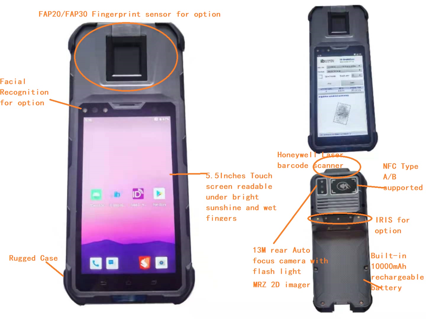 Android Government Data collection Device
