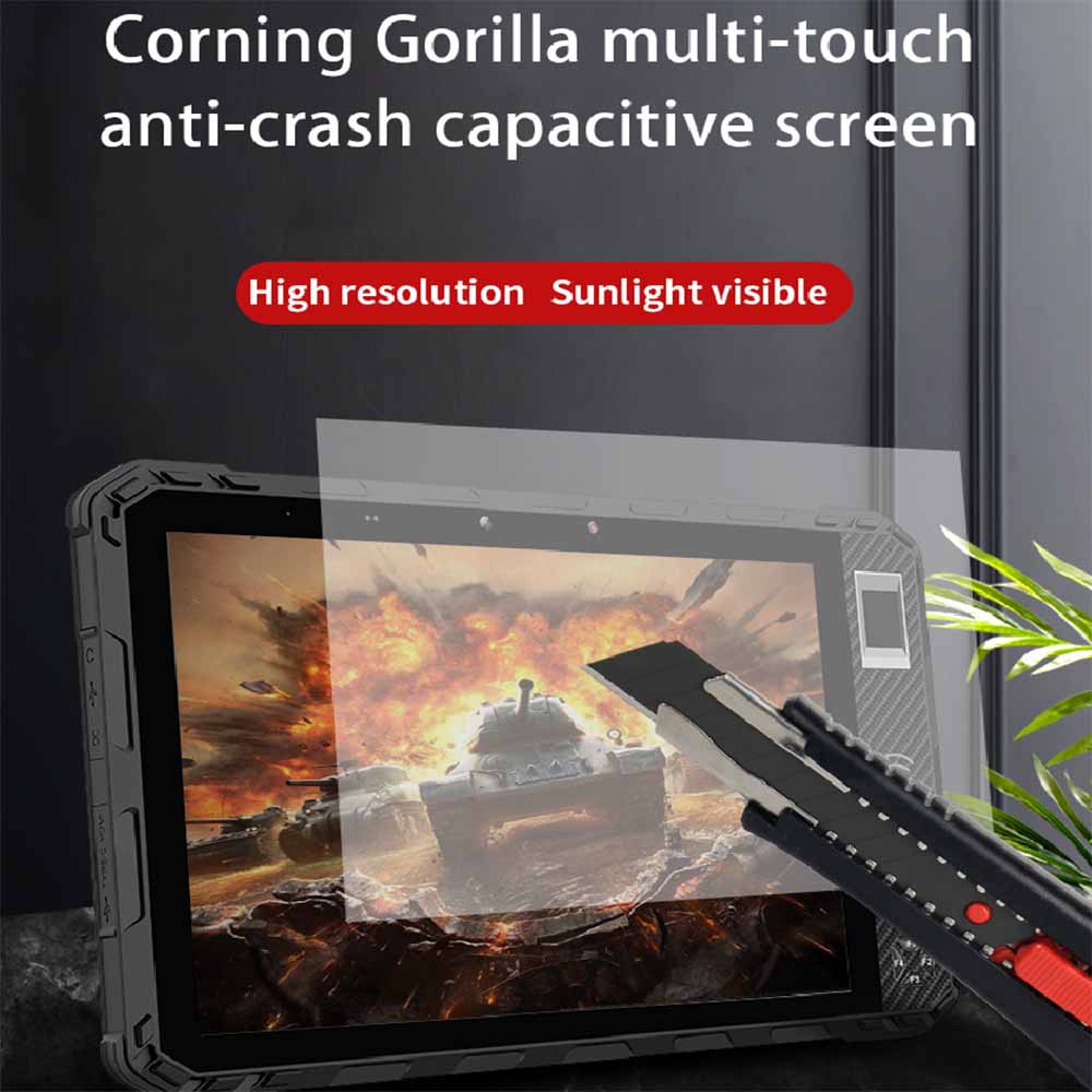 Biometrisches Android-Tablet mit Gorilla-Bildschirm