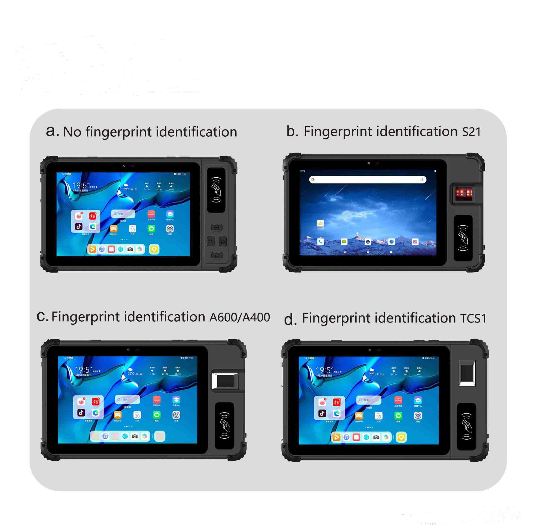 Biometrisches Android-Tablet