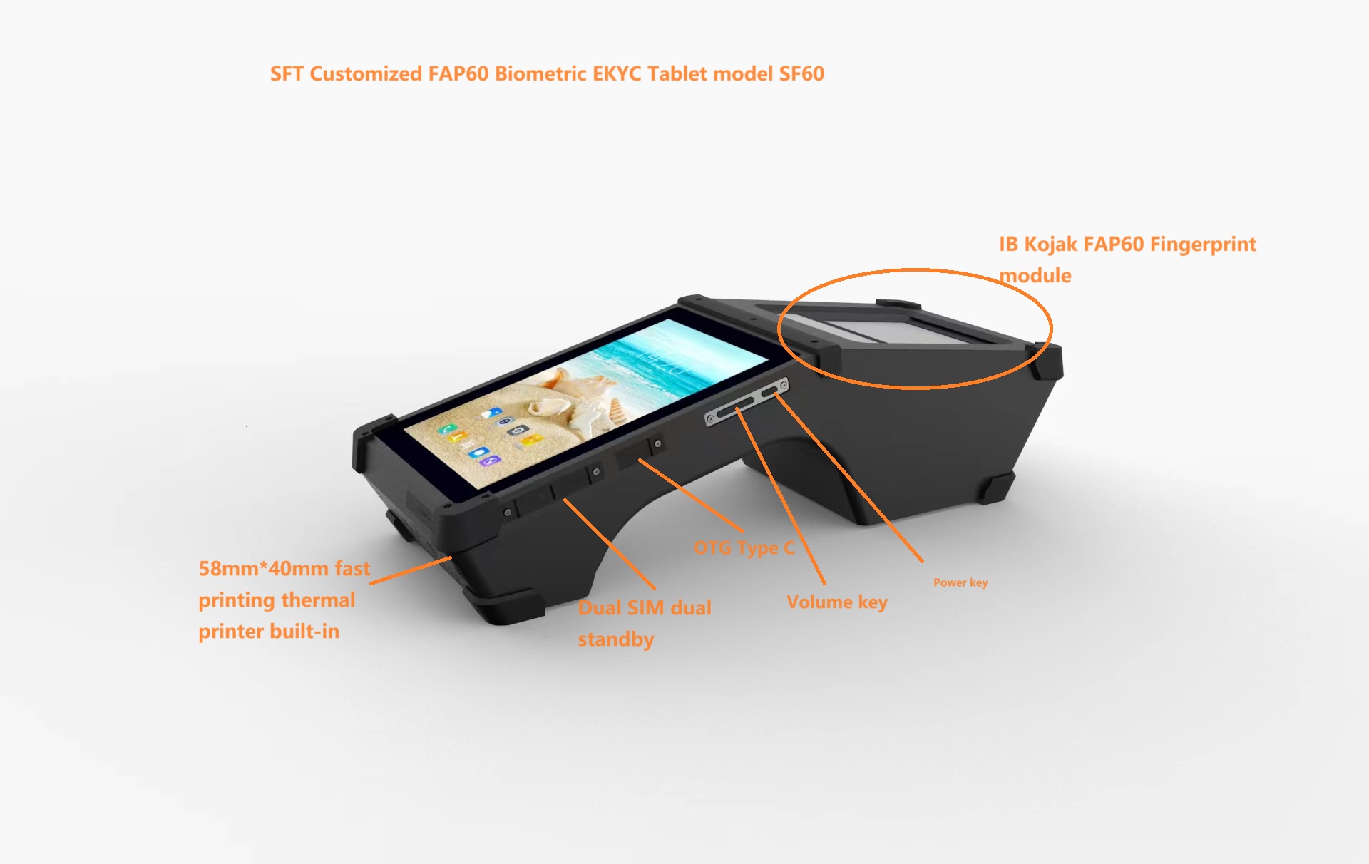 FAP60 Fingerabdruck-Tablet