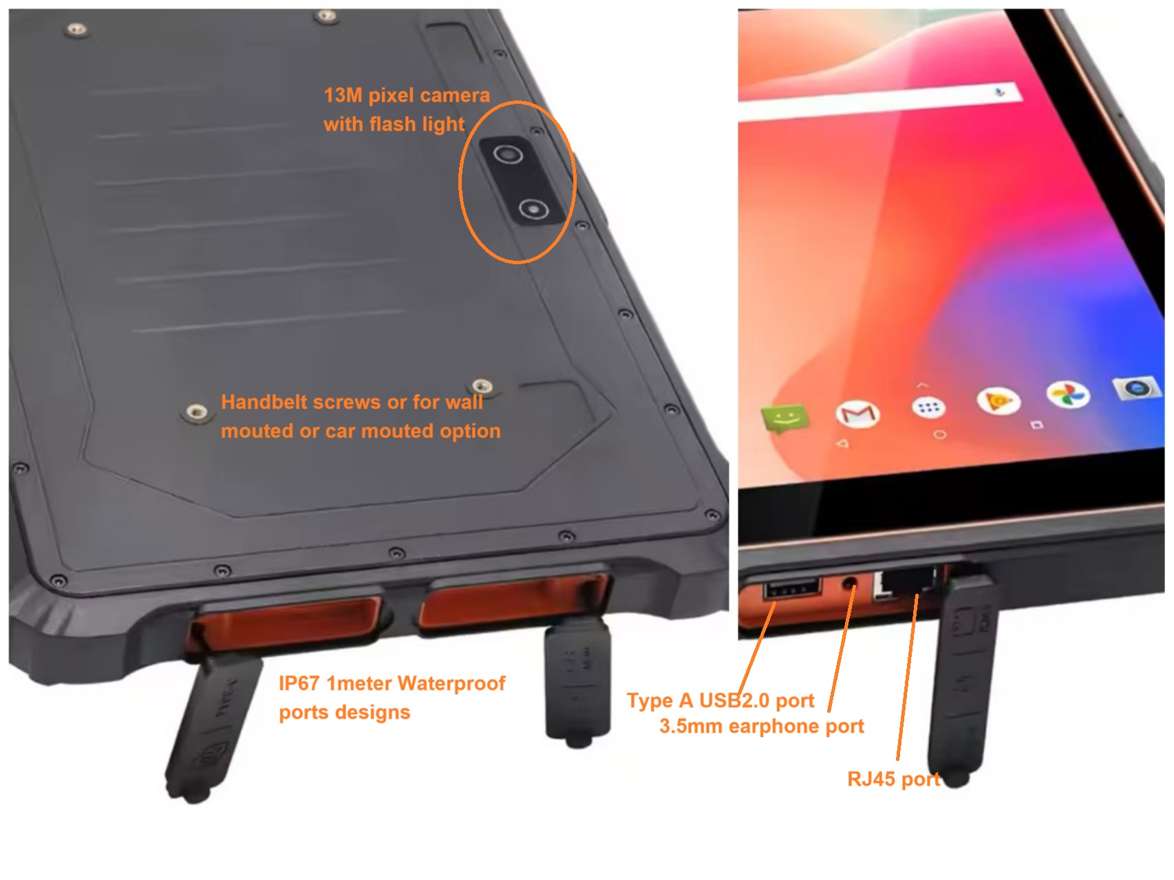 Dual USB Industrial tablet Dual USB Industrial tablet