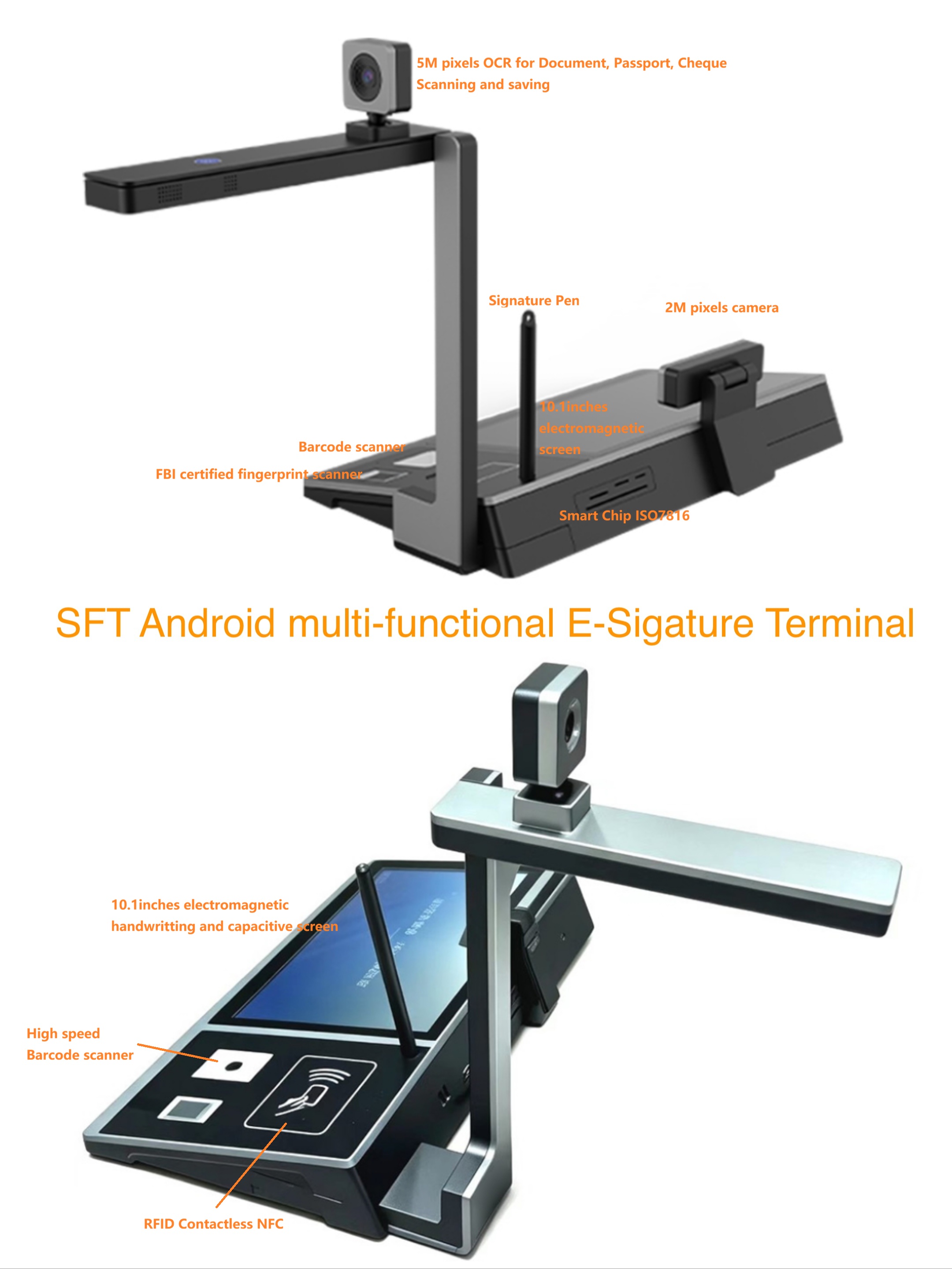 Biometric e-signature display