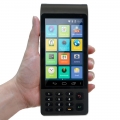 Mobile 3G Android Wifi GPS-Handheld Android Pos mit Thermo-Drucker