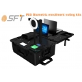 IP67 Rugged Iris Biometrische Fingerabdruckeinschreibungsstimmungssysteme Kits
