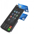 Android-Smartphone-POS-Zahlungsterminal mit zwei Bildschirmen und QWERTY-Tastatur