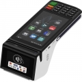 Android-Smartphone-POS-Zahlungsterminal mit zwei Bildschirmen und QWERTY-Tastatur