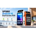 Tragbares Android 16 GMS-zertifiziertes Dual-Screen-POS-Terminal