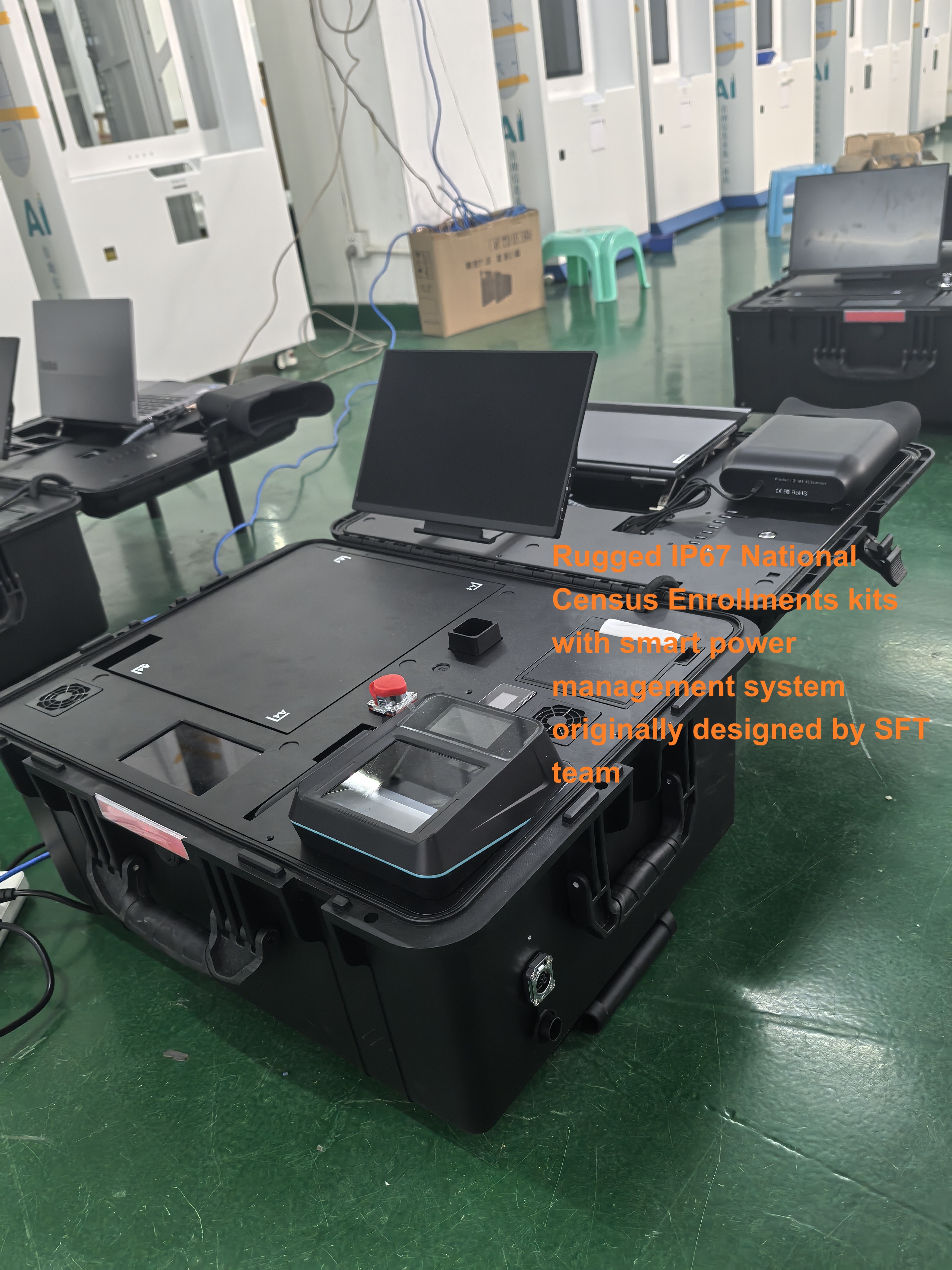 SFT -Wahlbiometrische Einschreibungs -Kits Factory Lebenslauf Arbeit vom 2025 Lunar Spring Festival