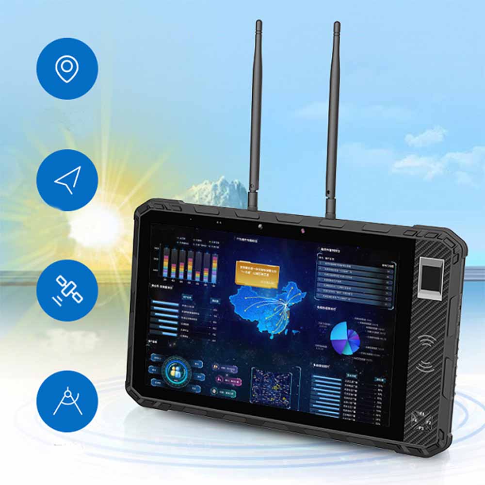 Robustes Android-Tablet mit LORA-Modul für Fernübertragungen